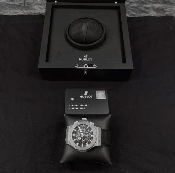 Hublot Big Bang Aero Bang Chrono Tit Full Set 311.sx.1170.gr 44mm $17,200 New - Image 8