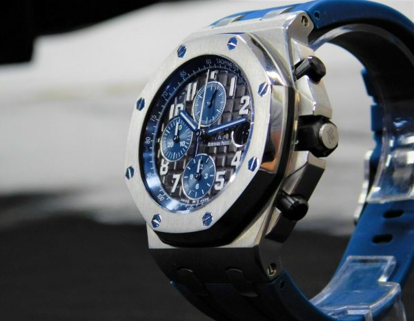 Audemars Piguet Royal Oak Offshore Havana Brown on Blue - Image 2