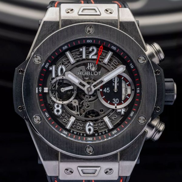 Hublot Big Bang Unico 45mm 411.Nx.1170.RX Box & Papers Schedoni Strap $21k New - Image 2