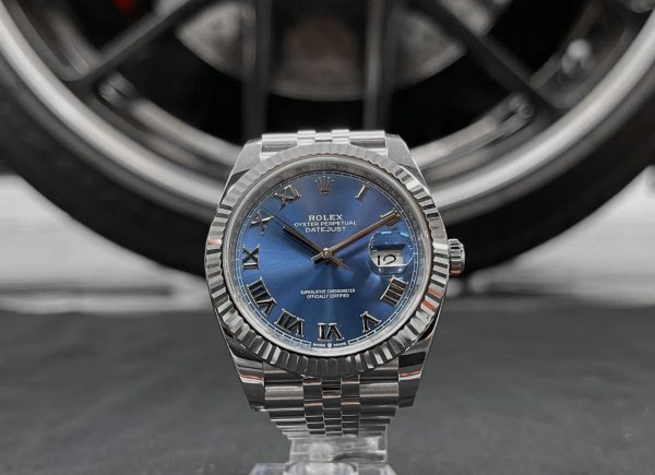 Rolex Datejust 41 126334 Box & Papers Blue Dial Fluted Bezel Jubilee Roman Numerals 2022